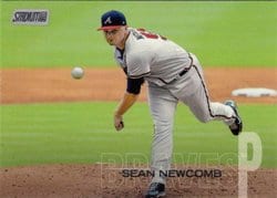 2018 Stadium Club Base Set Sean Newcomb #177 card