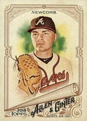2018 Topps Allen & Ginter Base Set Sean Newcomb #343 card