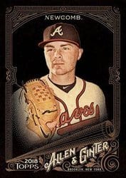 2018 Topps Allen & Ginter X Base Set Sean Newcomb #343 card