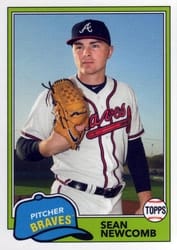 2018 Topps Archives Base Set Sean Newcomb #278 card