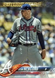 2018 Topps Base Set Sean Newcomb #607 card