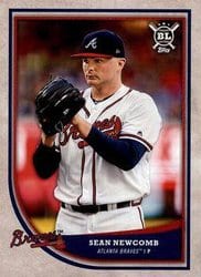 2018 Topps Big League Base Set Sean Newcomb #49 card