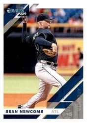 2019 Donruss Base Set Sean Newcomb #117 card