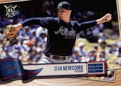 2019 Topps Big League Base Set Sean Newcomb #259 card