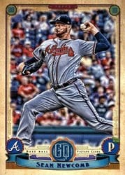 2019 Topps Gypsy Queen Base Set Sean Newcomb #250 card