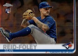 2019 Topps Chrome Base Set Sean Reid-Foley #136 card