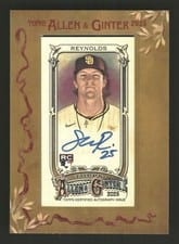 2025 Topps Allen & Ginter Framed Mini Autographs (Baseball) Sean Reynolds #MA-SR card