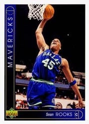 1993-94 Upper Deck Base Set Sean Rooks #298 card
