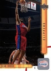 2001-02 Upper Deck Base Set Sean Rooks #298 card