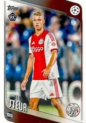 2025-26 Topps UEFA Club Competitions Base Set Sean Steur #43 card