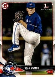 2018 Bowman Draft Base Set Sean Wymer #BD-157 card