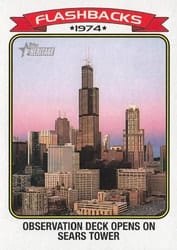 2023 Topps Heritage News Flashbacks Sears Tower #NF-1 card
