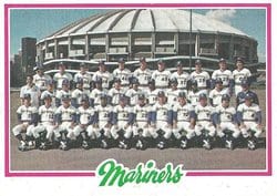 1978 Topps Base Set Seattle Mariners #499 card