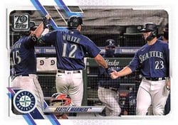 2021 Topps Base Set Seattle Mariners #599 card