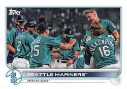 2022 Topps Mini Base Set Seattle Mariners #489 card