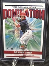 2024 Panini Prospect Edition Domination Seaver King #18 card