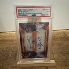 2024 Bowman Draft Prospect Dual Autographs Seaver King / Elijah Green #PDA-KG card
