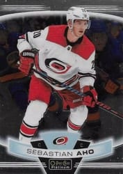 2019-20 O-Pee-Chee Platinum Base Set Sebastian Aho #134 card