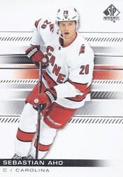 2019-20 SP Authentic Base Set Sebastian Aho #76 card