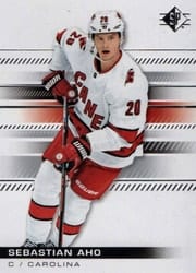 2019-20 SP Base Set Sebastian Aho #76 card