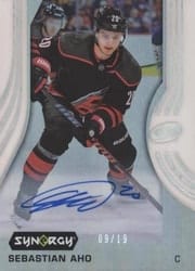 2019-20 Upper Deck Synergy Base Set Sebastian Aho #3 card