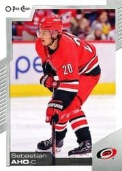 2020-21 O-Pee-Chee Base Set Sebastian Aho #69 card