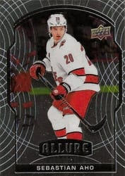 2020-21 Upper Deck Allure Base Set Sebastian Aho #56 card