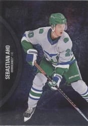 2021-22 SkyBox Metal Universe Base Set Sebastian Aho #110 card