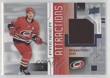 2021-22 Upper Deck Premier Premier Attractions Jersey Sebastian Aho #PA-SA card