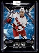 2022-23 Upper Deck Black Diamond Diamond Stars Sebastian Aho #BDS-SA card