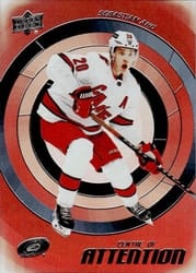 2022-23 Upper Deck Centre of Attention Sebastian Aho #CA-16 card