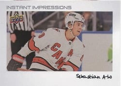 2022-23 Upper Deck Instant Impressions Sebastian Aho #PZ-14 card