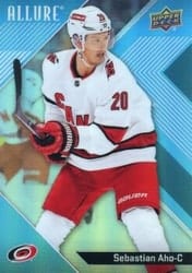 2024-25 Upper Deck Allure Base Set Sebastian Aho #67 card