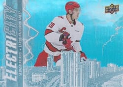 2024-25 Upper Deck ElectriCITY Sebastian Aho #EC-15 card