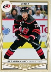 2024-25 Upper Deck O-Pee-Chee Glossy Sebastian Aho #OPC-31 card