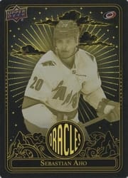 2024-25 Upper Deck Oracles Sebastian Aho #O-20 card