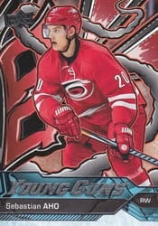 2024-25 Upper Deck Young Guns Renewed (Series Two) Sebastian Aho #210 card