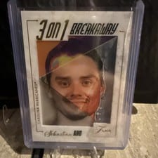 2025-26 Flair 3-on-1 Breakaway Sebastian Aho #BW-11 card