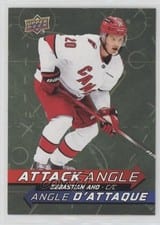 2025-26 Tim Hortons Collectors Series Attack Angle Sebastian Aho #AA-9 card