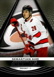 2025-26 Upper Deck Credentials Base Set Sebastian Aho #64 card