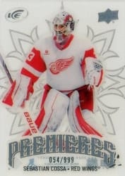2024-25 Upper Deck Ice Base Set Sebastian Cossa #184 card