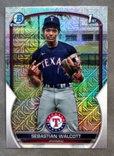 2023 Bowman Chrome Prospects Sebastian Walcott #BCP-189 card