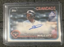 2024 Topps Pro Debut Autographs Sebastian Walcott #PD-46 card