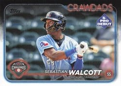 2024 Topps Pro Debut Base Set Sebastian Walcott #PD-46 card