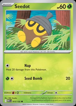 Mega Evolution Seedot #13 card