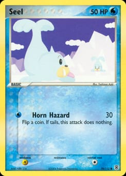 2004 FireRed & LeafGreen Seel #78 card