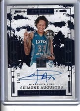 2025 Panini Impeccable WNBA Impeccable Honors Signatures Seimone Augustus #4 card