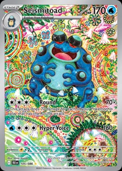 Black Bolt Seismitoad #105 card