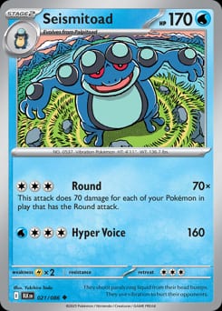 Black Bolt Seismitoad #21 card