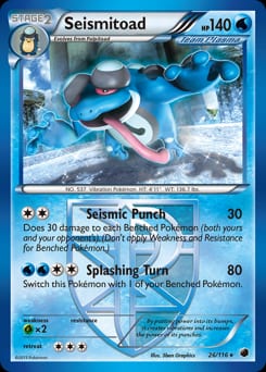 Plasma Freeze Seismitoad #26 card